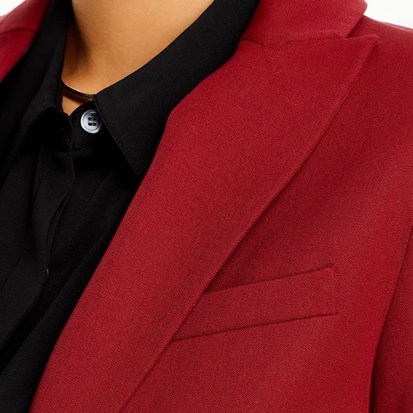 DEREK LAM 10 CROSBY Allie Single Breasted Blazer, Merlot, Size 16, Like-new! - Picture 15 of 15